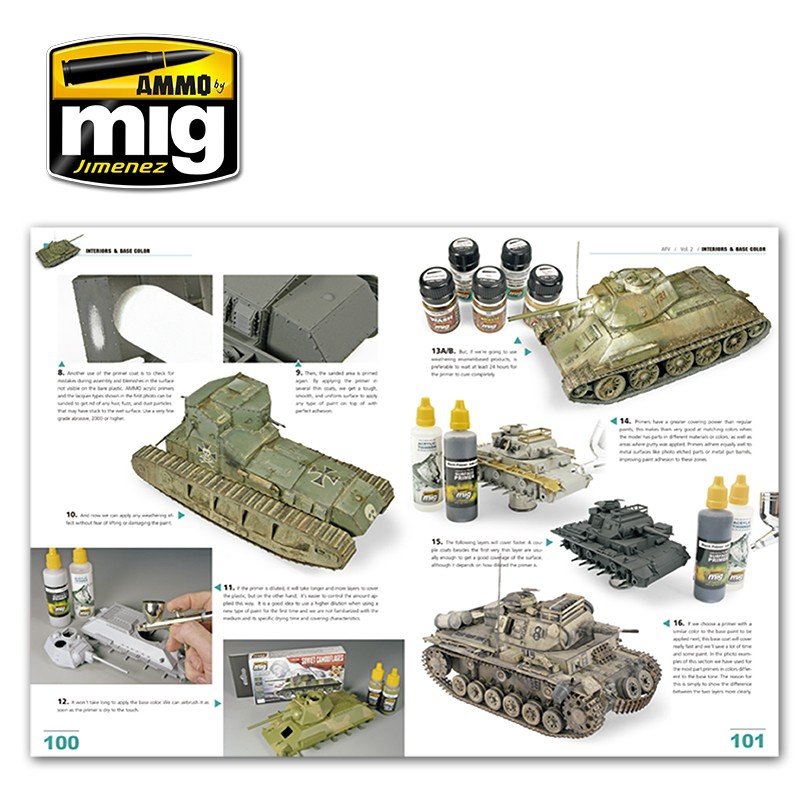 Ammo of Mig Jimenez 6201 ENCYCLOPEDIA OF MODELING TECHNIQUES – ARMORED VEHICLES VOLUME 2 – INTERIOR PAINTING AND PAINTING BASICS (Polish) – Bild 2