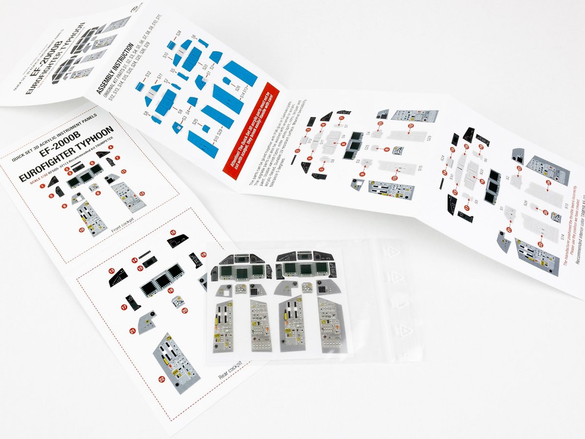 Red Fox Studio QS-32113 EF-2000B Eurofighter Typhoon Trumpeter 1/32 – Bild 3