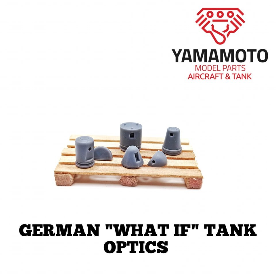 Yamamoto Model Parts YMP3511 Optiques de char allemand « Et si » 1/35
