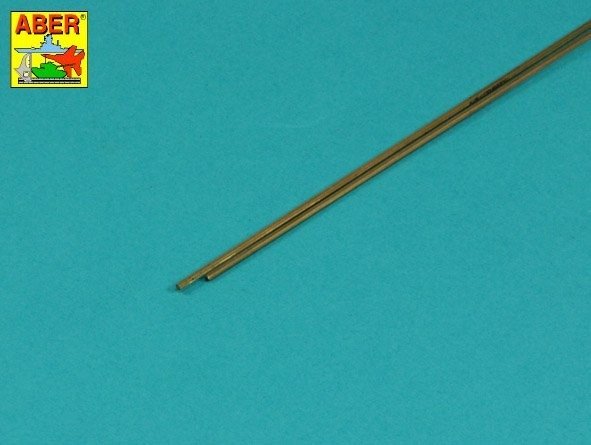 Aber HR-15 Brass hexagonal rods 1.5mm length 245mm x2 pcs.
