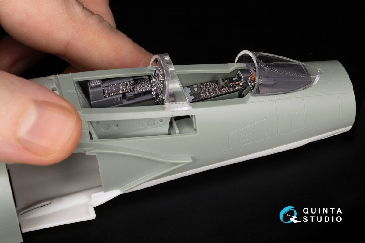 Quinta Studio QDS+48486 F-4N Phantom II 3D-Printed &amp;amp; colored Interior on decal paper (Academy) (Small version) (with 3D-printed resin parts) 1/48 – Bild 13