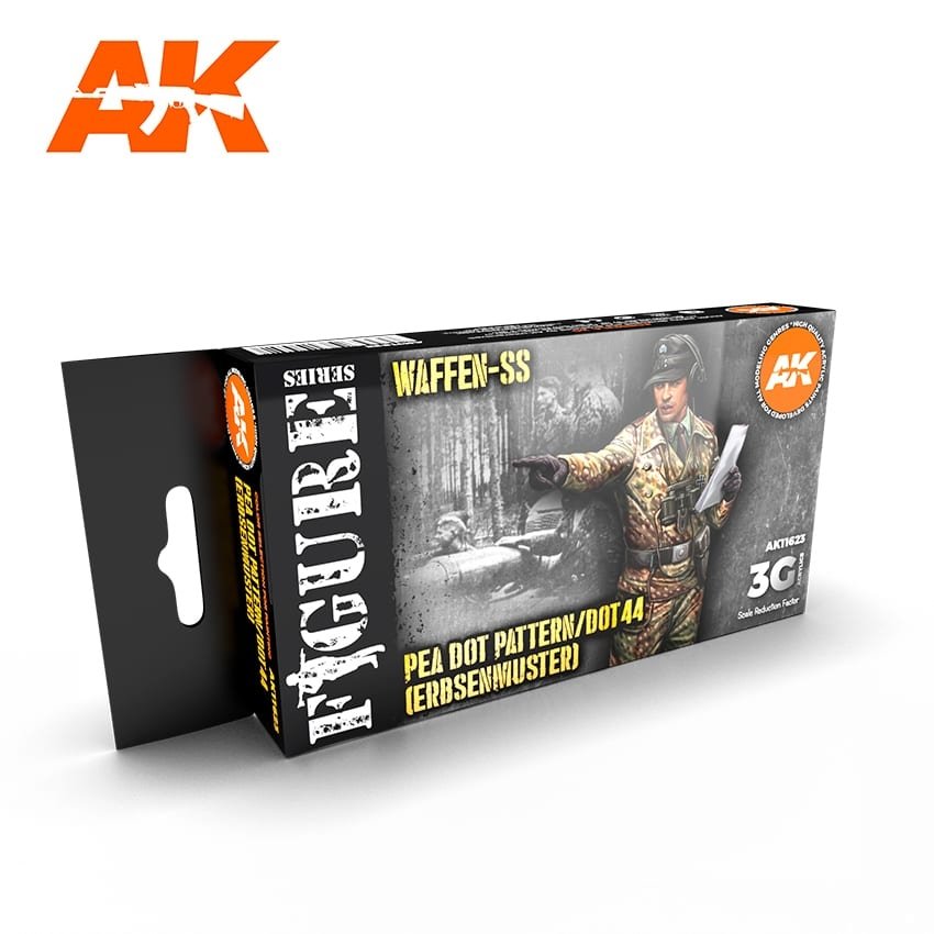 AK Interactive AK11623 MOTIF À POINTS POIS/DOT44 (ERBSENMUSTER) 