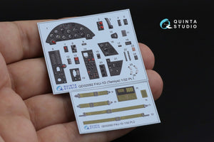 Quinta Studio QD32092 F4U-1D 3D-Printed &amp;amp; colored Interior on decal paper (Tamiya) 1/32 – obrázek 3