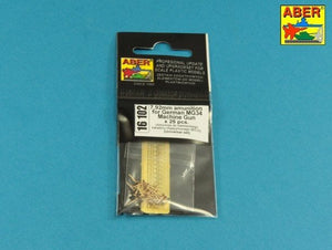 Aber 16102 7.92mm ammunition for the German MG 34 machine gun x 25 pcs.