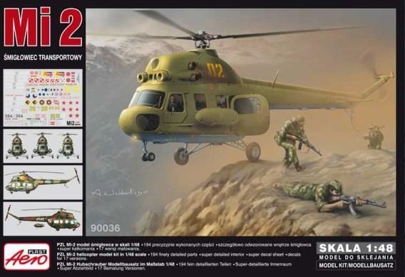 Aeroplast 90036 Mi-2 transport helicopter (1/48)