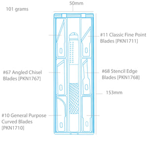 Modelcraft PKN4302-S Soft Grip Craft Knife #2 Set (125mm) – Bild 3