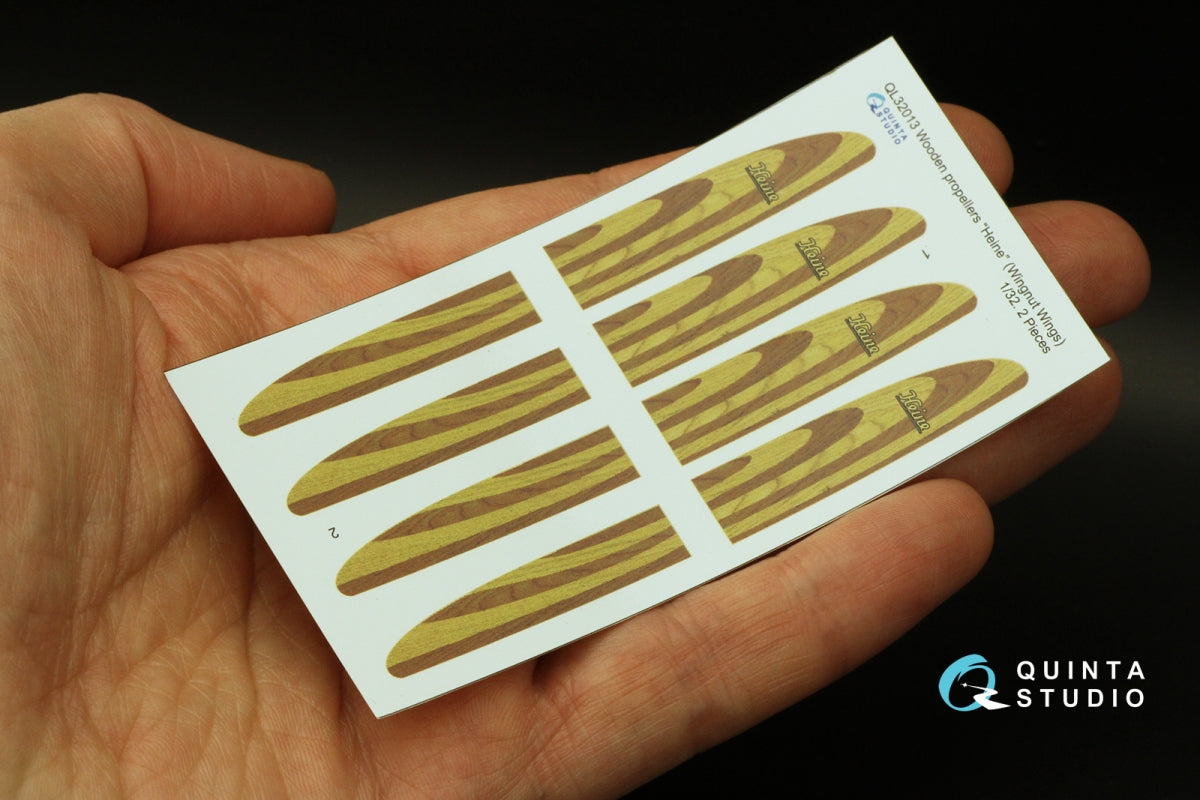 Quinta Studio QL32013 Wooden propellers Heine (Wingnut Wings) 1/32 – Bild 3