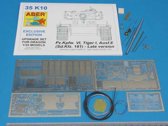 Aber 35K10 Pz.Kpfw. VI Ausf.E (Sd.Kfz.181) Tiger I – Late version (premium set) 1/35 – image 2
