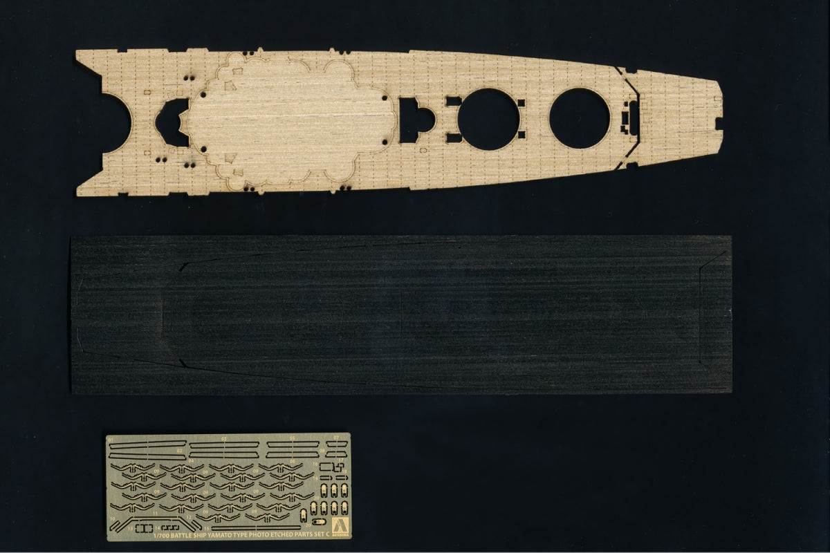 Aoshima 05265 Battleship Yamato Type Photo-Etched Parts Set 1/700