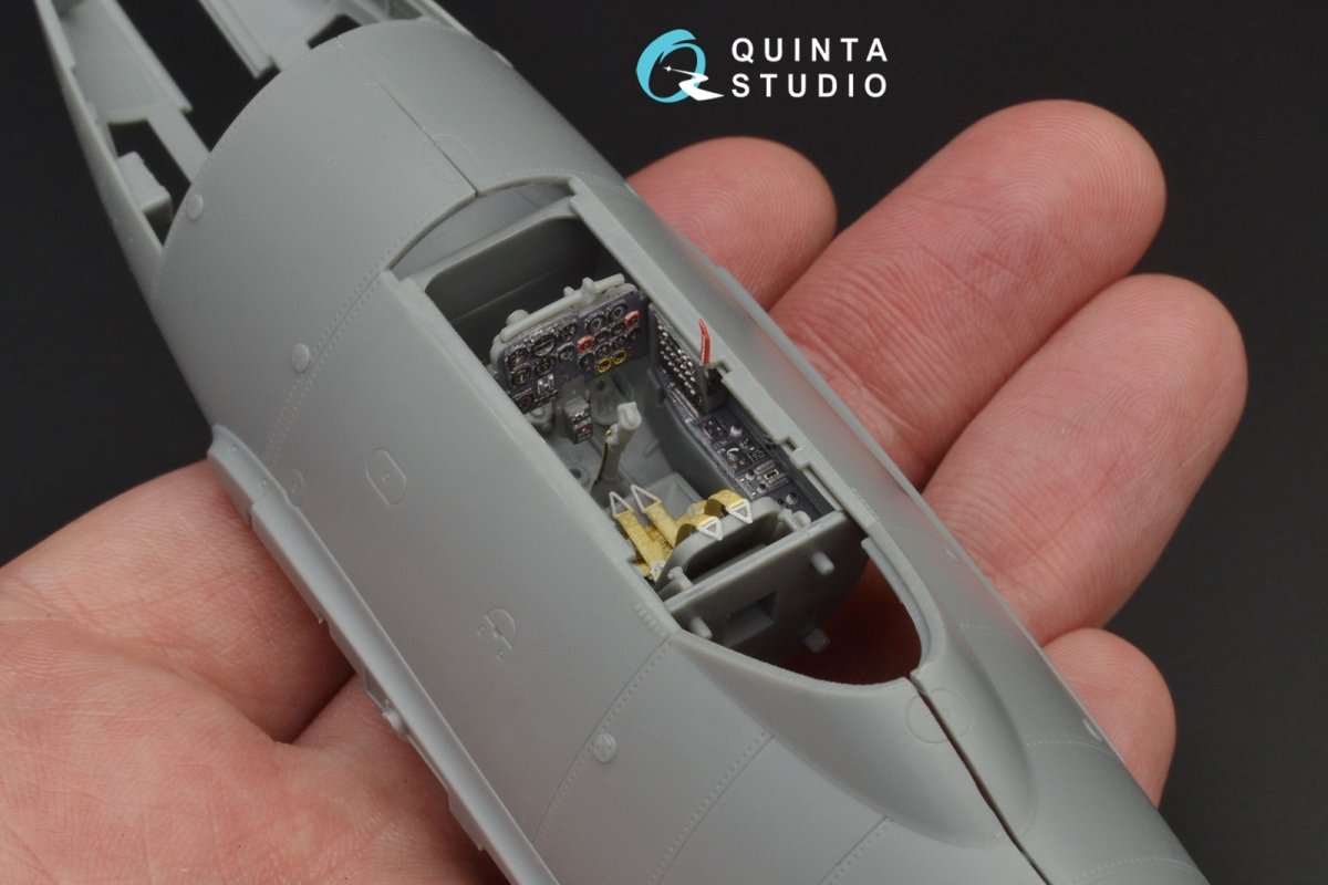 Quinta Studio QD48089 Me-262A 3D-Printed &amp;amp; colored Interior on decal paper (for HobbyBoss kit) 1/48 – Bild 6