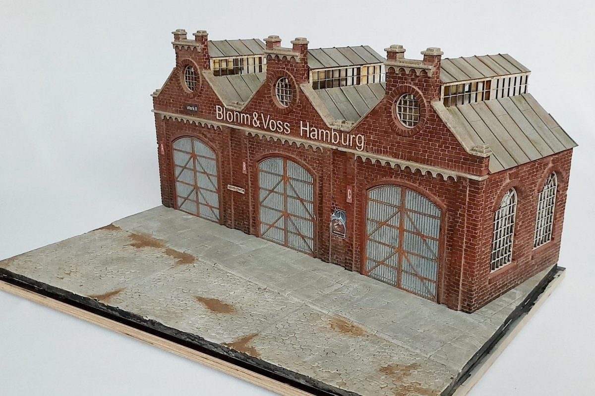 RT-Diorama 35285 Diorama-Base: &amp;quot;Industrial Hangars&amp;quot; 1/35 – image 6