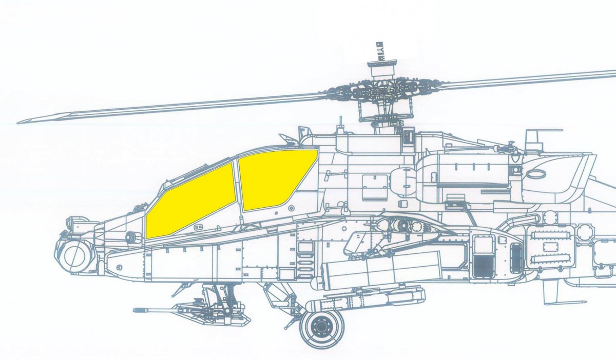 Eduard JX328 AH-64A early TFace TRUMPETER 1/35