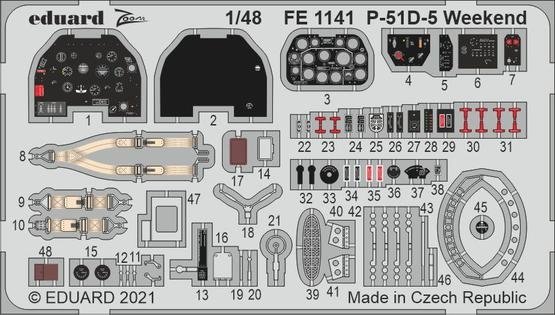 Eduard FE1141 P-51D-5 Week-end pour Eduard 1/48