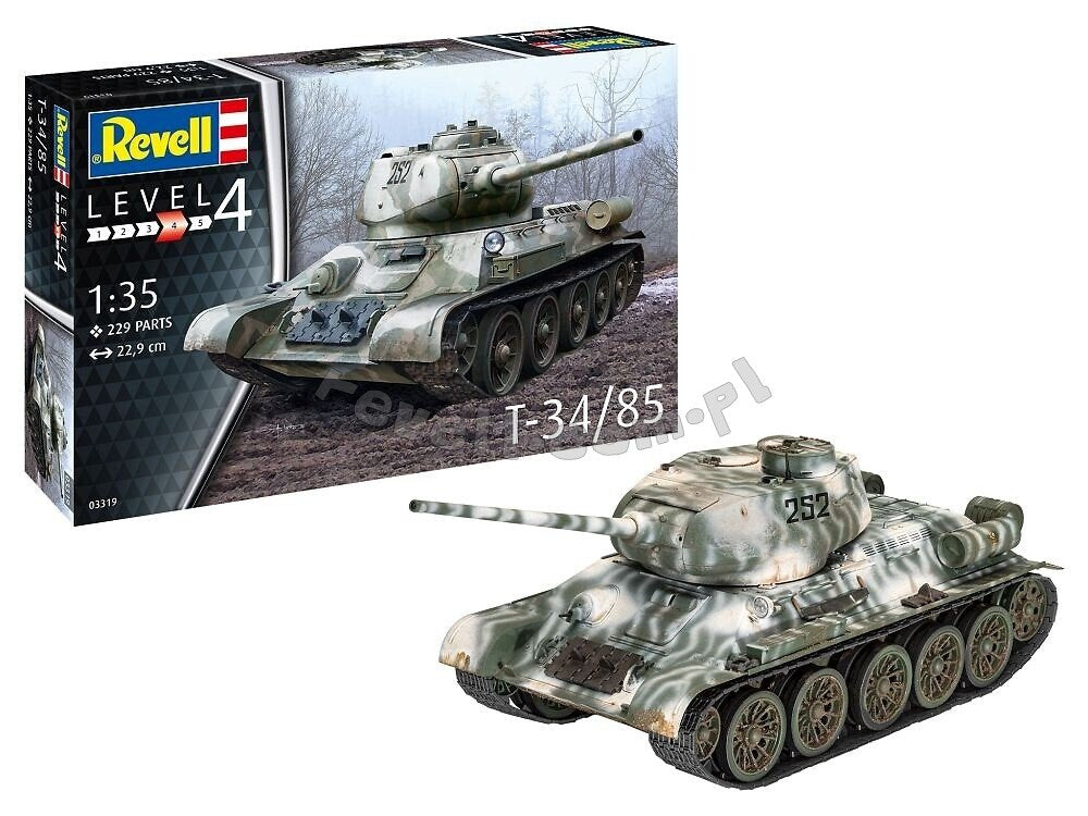 Revell 03319 Soviet T34-85 1/35 – obrázek 2