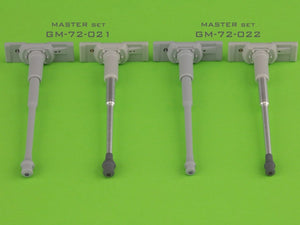 Master GM-72-022 PzKpfw VI Tiger I - MG-34 gun barrels &amp;amp; 88mm KwK36 L/56 with late muzzle break and final version gun mantlet 1/72 – image 4