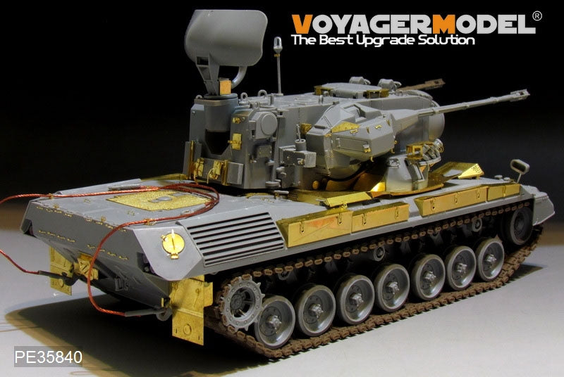 Maquette Voyager PE35840 Gepard A1 SPAAG allemand moderne de base pour TAKOM 2044 au 1/35 – image 12