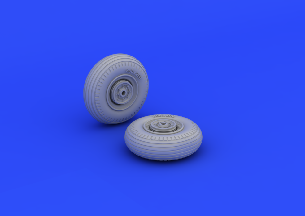 Eduard 672026 Il-2 wheels 1/72 (TAMIYA) – Bild 5