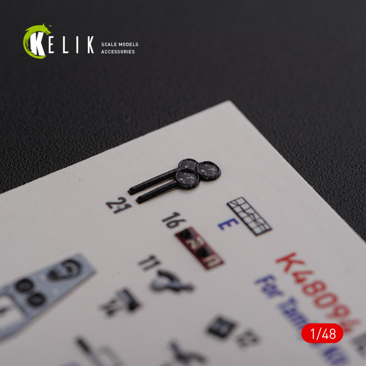 KELIK K48094 IL-2 Shturmovik interior 3D decals for Tamiya kit 1/48 – Bild 4