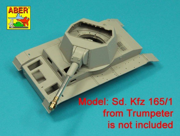 Aber 35L-315 leFH 18/1 (Sf) 10.5 cm L/28 barrel for German Pz.Sfl.IVb self-propelled guns 1/35 – imagen 5