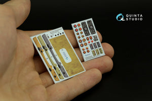 Quinta Studio QD35028 KHD A3000, Magirus S330, KHD S3000, KHD S3000/SS M Maultier 3D-Printed &amp;amp; colored Interior on decal paper (ICM) 1/35 – obrázek 7