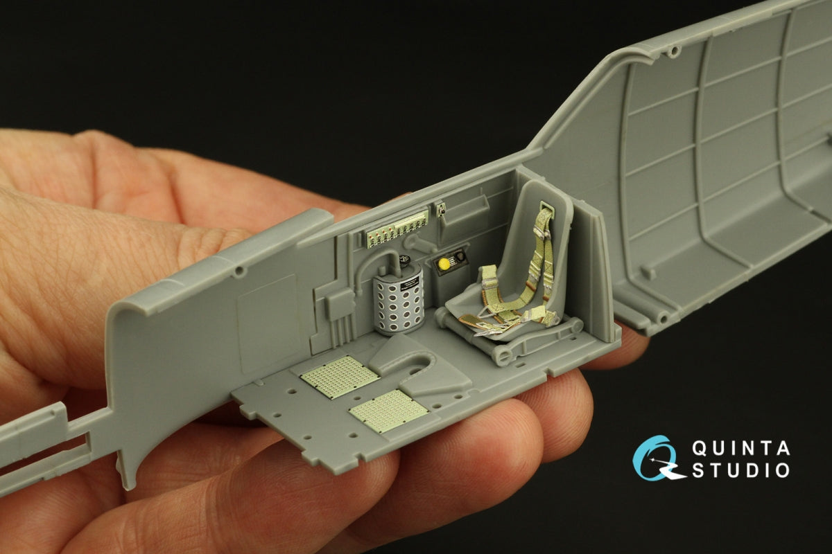 Quinta Studio QD32177 Bf 109E3/4 3D-Printed colored Interior on decal paper (Trumpeter) 1/32 – image 7