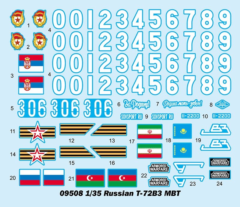 Trumpeter 09508 Russian T-72B3 MBT 1/35 – Bild 14