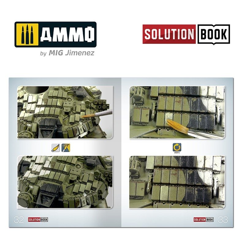 Ammo of Mig 6518 SOLUTION BOOK HOW TO PAINT MODERN RUSSIAN TANKS (Multilingual) – obrázek 3