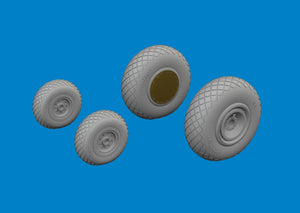 Eduard 672380 B-24H wheels AIRFIX 1/72 – immagine 2