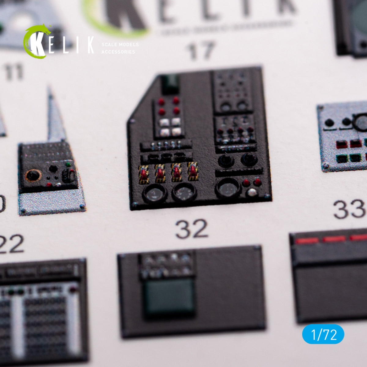 KELIK K72065 Handley Page Victor B Mk2 interior 3D decals for Airfix kit 1/72 – image 8