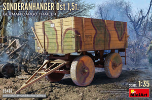 MiniArt 35487 Sonderanhanger 0st 1.5T. German Cargo Trailer 1/35