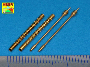Aber A32013 Set of 2 barrels for 13.2 mm Japanese Type 3 aircraft machine guns used on Mitsubishi A6M5b/c, A6M7, A6M8 (1/32) – immagine 2