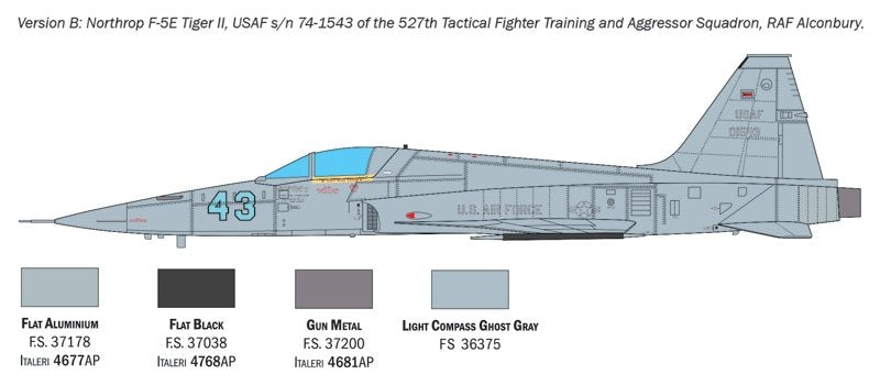 Italeri 2827 F-5E Tiger II 1/48 – image 5