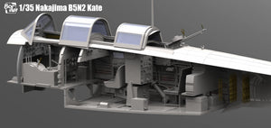 Border Model BF-005 Nakajima B5N2 Type 97 Carrier Attack Bomber &amp;quot;Kate&amp;quot; w/ Full interior 1/35 – Bild 14