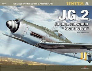 Kagero 97005 JG 2. Jagdgeschwader &amp;quot;Richthofen&amp;quot; (decals) EN