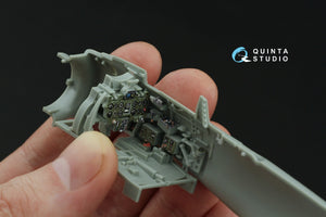 Quinta Studio QD48469 A6M2 Zero (Nakajima Prod.) 3D-Printed colored Interior on decal paper (Academy) 1/48 – imagen 8