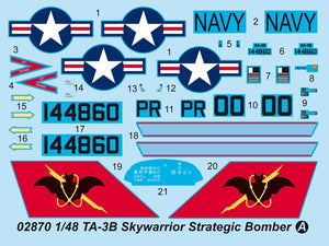 Trumpeter 02870 TA-3B Skywarrior Strategic Bomber 1/48 – image 14
