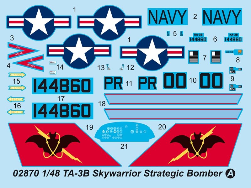 Trumpeter 02870 TA-3B Skywarrior Strategic Bomber 1/48 – image 14