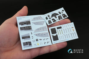 Quinta Studio QD32031 F-16I 3D-Printed &amp;amp; colored Interior on decal paper (for Academy kit) 1/32 – immagine 2