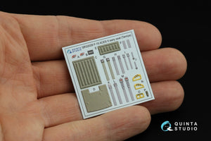 Quinta Studio QD32155 F-15C Early/F-15A/F-15J early 3D-Printed &amp;amp; colored Interior on decal paper (Tamiya) 1/32 – immagine 8