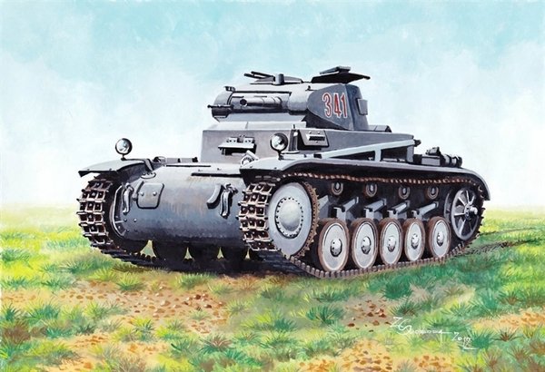 Attack 72885 PzKpfw II with 3.7cm gun (1/72)