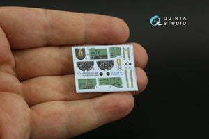 Quinta Studio QD72043 Spitfire Mk.VIII 3D-Printed &amp;amp; colored Interior on decal paper (Eduard) 1/72 – immagine 4