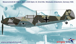 Wingsy Kits D5-08 German WWII Fighter MESSERSCHMITT Bf 109 E-3 1/48 – image 16
