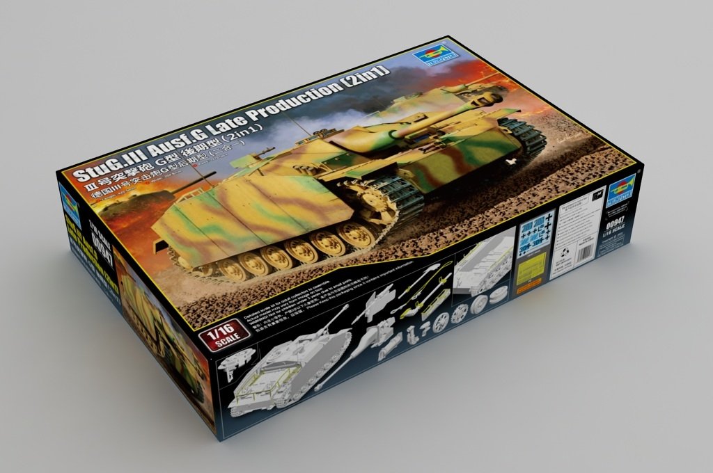 Trumpeter 00947 Germany III Assault Gun Type G Late Model (2 in 1) 1/16 – Bild 2
