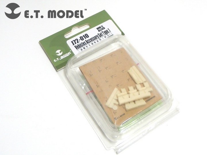 ET Model J72-010 WWII Allied Vehicles Accessory Set Type.1
