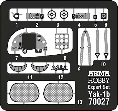 Arma Hobby 70027 Yakovlev Yak-1b Expert Set 1/72 – Bild 15