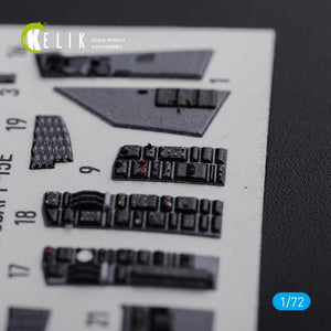 KELIK K72111 F-15E interior 3D decals for Academy kit 1/72 – image 6