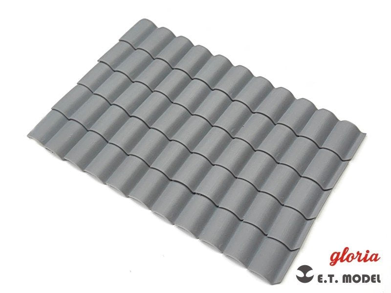 E.T. Model P35-205 WWII Roof Tiles Pantile Type 1/35 ( dachówki ) – zdjęcie 2