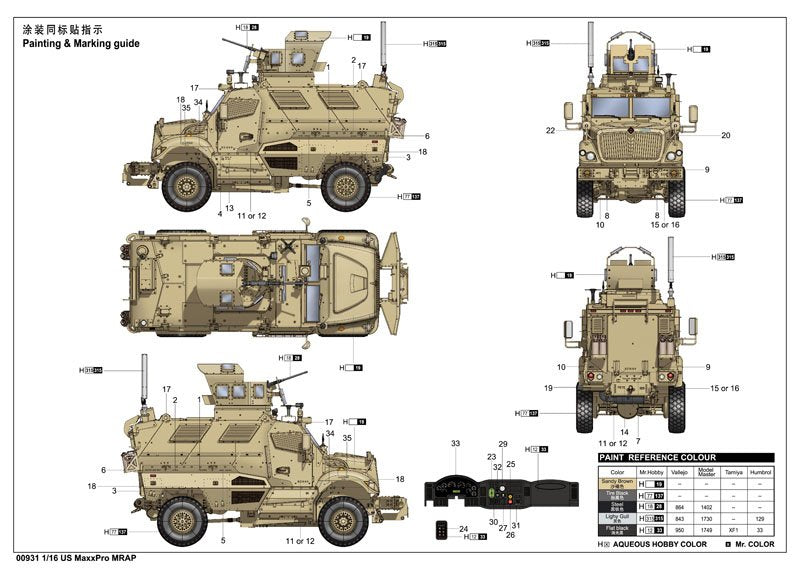 Trumpeter 00931 US Mauxxpro MRAP 1/16 – image 3