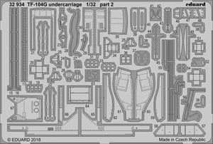 Eduard 32934 TF-104G undercarriage ITALERI 1/32 – immagine 2