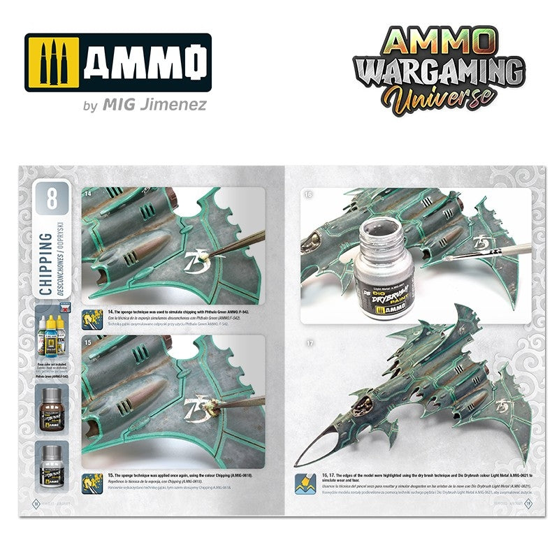 Ammo of Mig 6927 AMMO WARGAMING UNIVERSE Book 08 - Aircraft and Spaceship Weathering (English, Castellano, Polish) – image 2